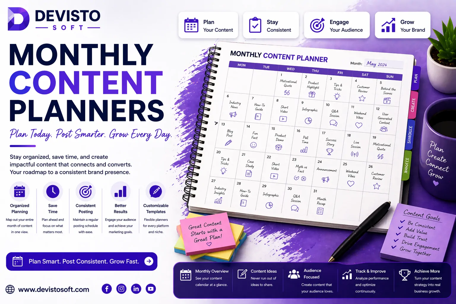 Monthly Content Planners